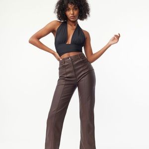 Glassons | Tops | Glassons Ruched Halter Neck Crop Top | Poshmark